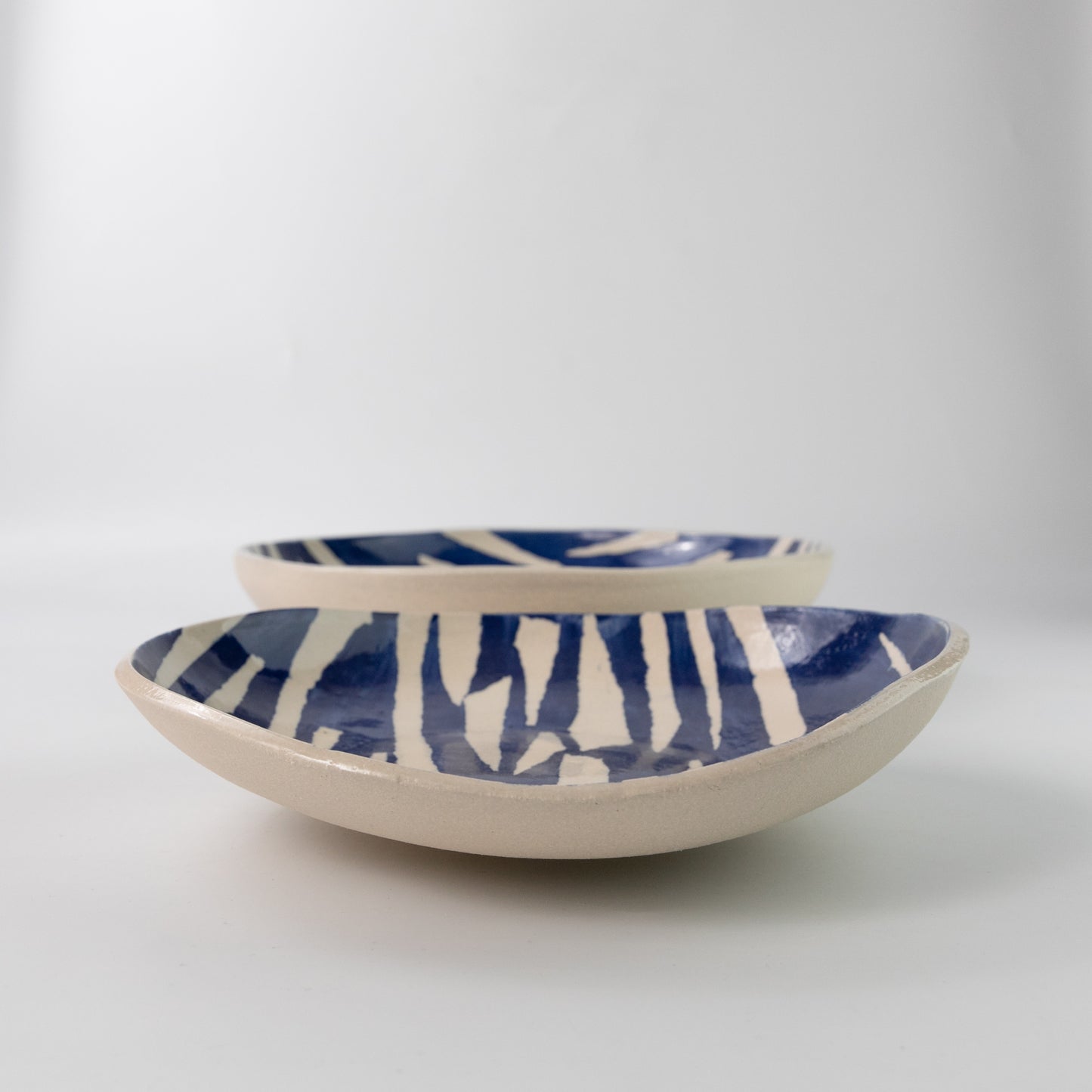 Zebra Serving Bowl