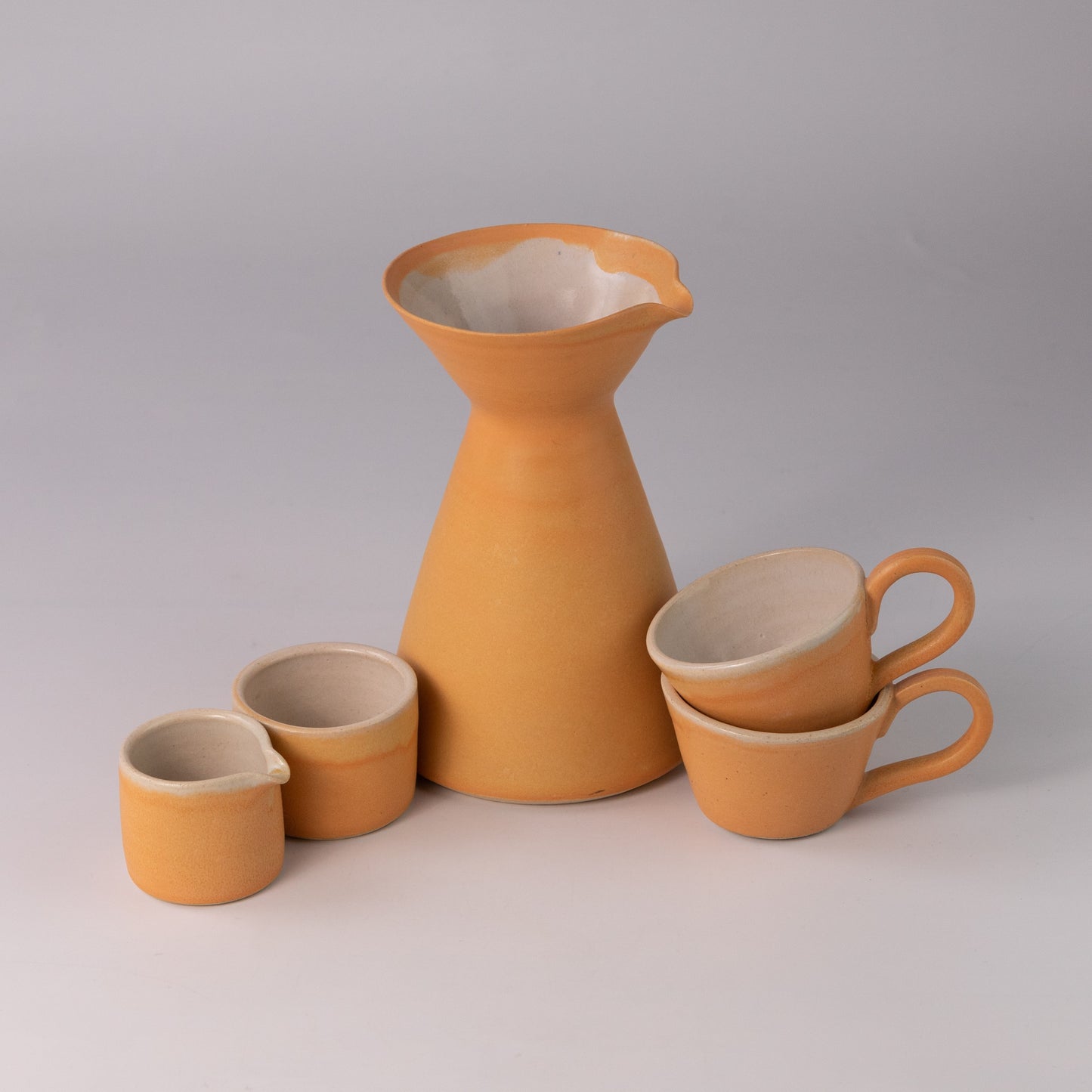 Orange Coffee dripper set